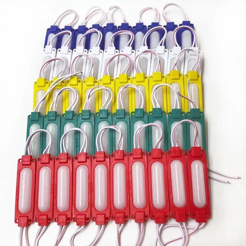 Description Picture 3 of item100PCS 2w 12v 24v LED Module Waterproof Outdoor Indoor Banner Sign Channel Letter Car Truck Advertise Logo Red Green Blue White