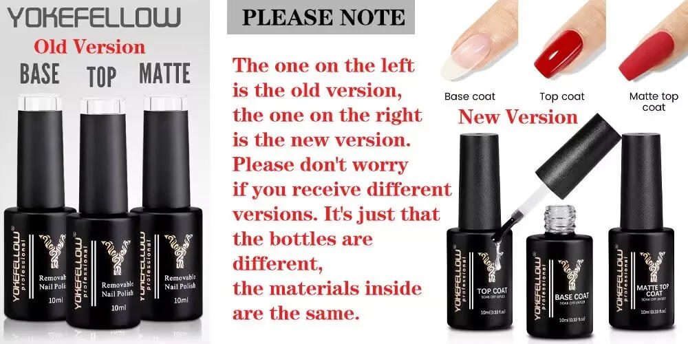 Description Picture 2 of itemYOKEFELLOW Gel Nail Polish 10ml Pure White Color Soak Off UV LED Nail Gel Polish Nail Art Starter Manicure Salon DIY at Home