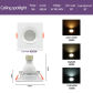 Square 9W White