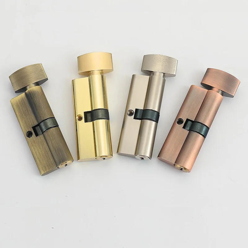 Description Picture 4 of itemDoor Cylinder, 70mm Copper Open Lock Cylinder, Security Copper Lock Interior Bedroom Living Room, Door Lock Cylinder with Keys