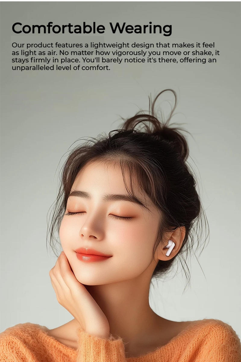 Description Picture 4 of itemSansui Hifi Stereo Bluetooth 5.4 TWS Earbuds True Wireless IPX4 Waterproof Sports Earphones ENC Noise Reduction HD Calls Headset