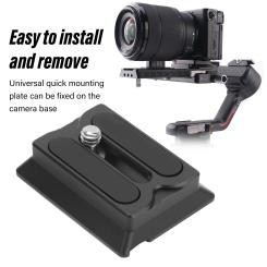 Quick Release Plate Quick Release Plate Tripod Ball Head Base Camera Stabilizer Accessories for  Ronin Rsc2 Rs2 Rs3 standard