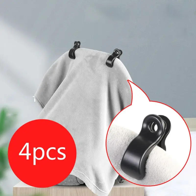 Description Picture 4 of item4 Pack Baby Car Seat Accessories Plastic Pushchair Toy Clip Pram Stroller Peg To Hook Cover Blanket Mosquito Net Clips