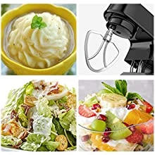 Description Picture 3 of itemMixer, 9.5 Qt , 6-Speed Tilt-Head Food Dough Mixer, Electric Kitchen Mixer with Dough Hook, Flat Beater & Wire Whisk,