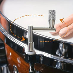 Swivel Drum Tuning Key Z Type Key Standard Square Wrench 5.5mm 6.7 X 4.9cm Percussion Parts Accessories For Lovers Universal