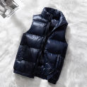 Men's Jackets Casual Waistcoat Winter Windproof Coats Male Zipper Down Vest Winter Brand Clothing Vest Jacket Warm Sleeveless