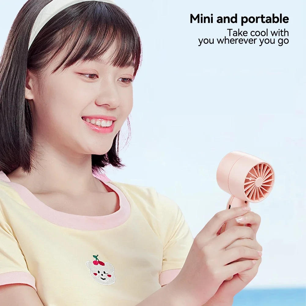 Description Picture 5 of item2025 New 400mAh Portable 3 Speeds Adjustable High Speed Fans Super Powerful Air Duster Rechargeable Mini Usb Handheld Turbo Fan