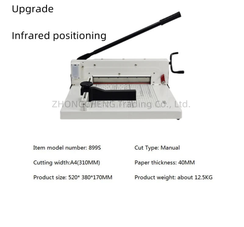 Description Picture 5 of itemA4(310MM) Manual Paper Cutter large blader a push cardboard 878 thick photo cutting paper cutter paper pusher