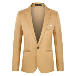 Fashionable Men's Spring Autumn New Blazer Casual Small Suit Jacket Western-style Korean Style Clothes One-piece Agent