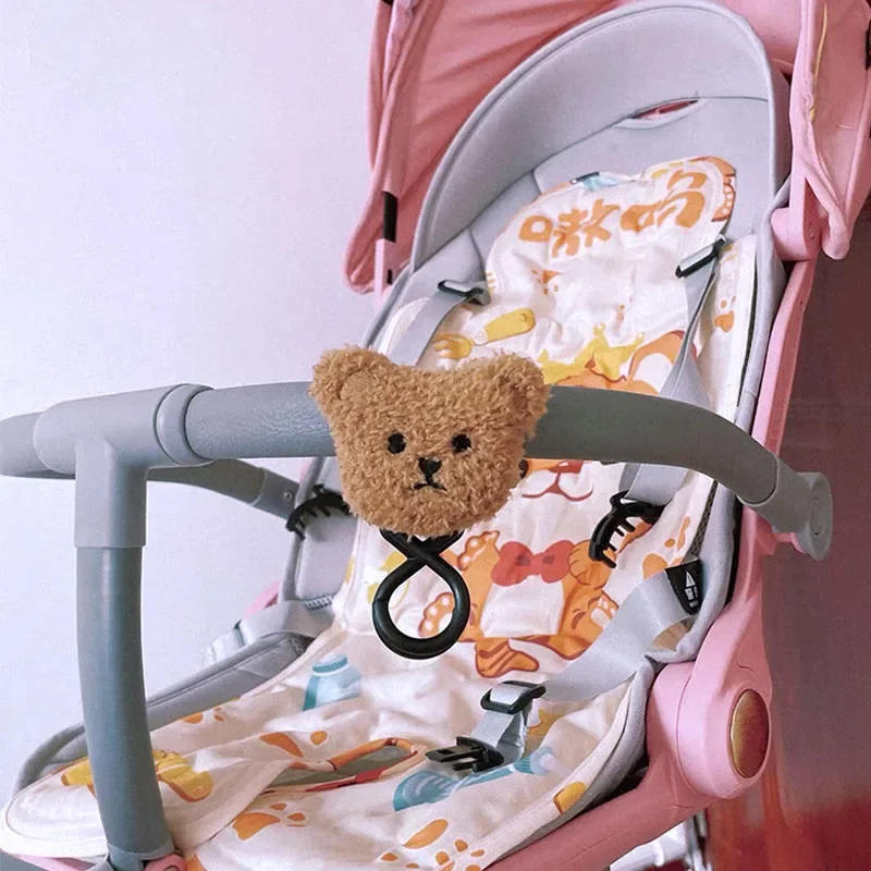 Description Picture 5 of itemBaby Stroller Universal Accessories Hook, Cute Bear Car Hook, Going Out Mommy Handbag Hook, Baby Stroller Hooks, Multifunctional
