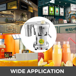 VEVOR Commercial Juice Extractor Heavy Duty Juicer Aluminum Casting and Stainless Steel Constructed Centrifugal Juice Extractor
