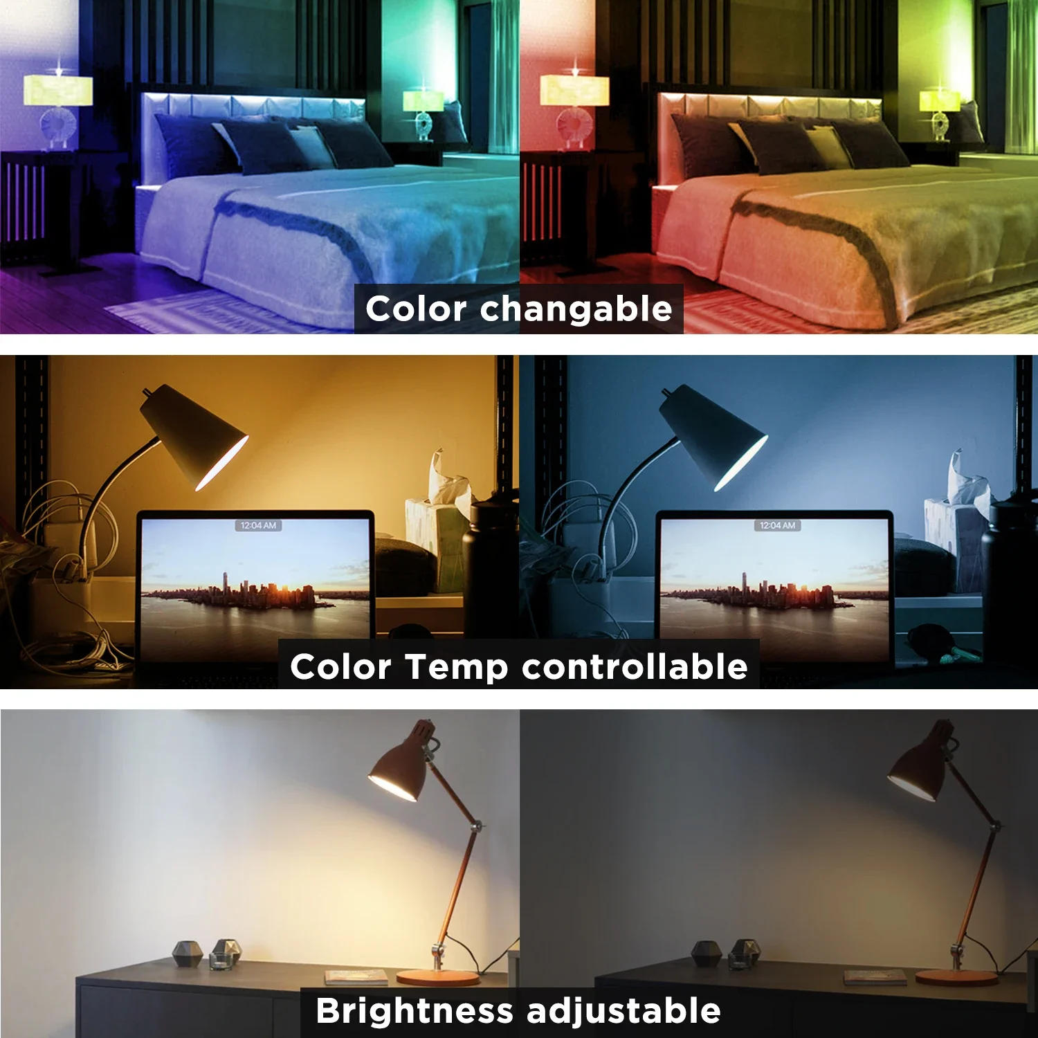 Description Picture 4 of itemGL-RC-006Z GLEDOPTO Smart Home Zigbee 3.0 2.4G RF Remote RGBCCT 6 Zone Group Controller Work with Pro Series LED Bulb Spotlight