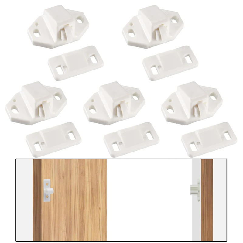 Description Picture 3 of itemDoor Catch Door Roller Catch With ABS Roller Catch Latch Lock Door Clip Buckle Furniture Latch Cabinet Door Roller