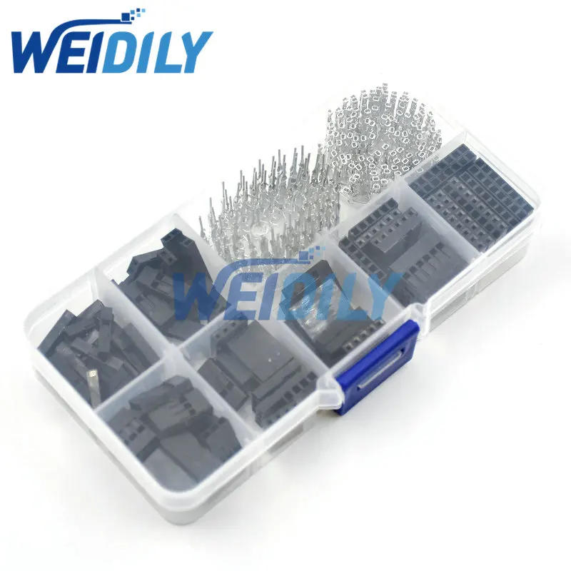 Description Picture 5 of item310PCS Dupont Wire Jumper Pin Header Connector Housing Kit Male Crimp Pins+Female Pin Connector Terminal Pitch With Box New