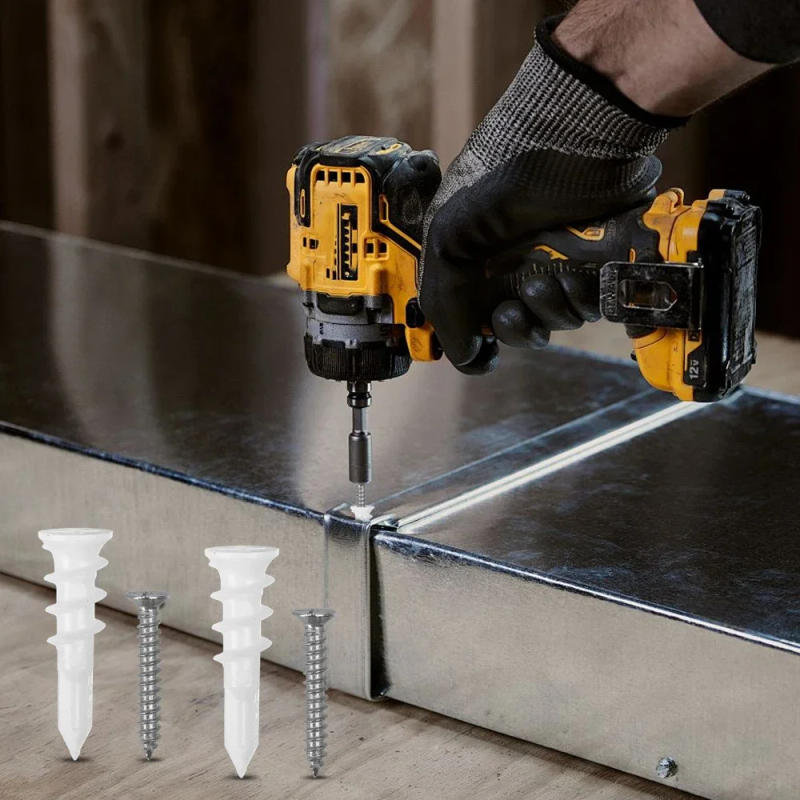 Description Picture 6 of item50/10PCS Multipurpose Drywall Screw Drywall Anchor Nylon Anchor Wall Drywall Bolt Plasterboard Self Tapping Anchor Self Drilling