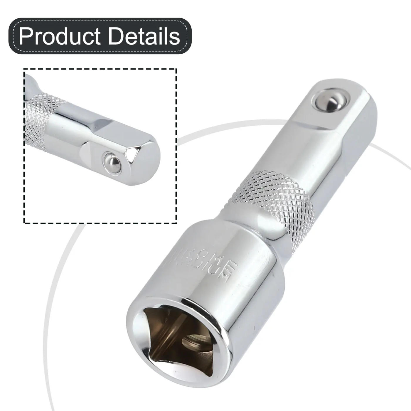 Description Picture 6 of item1pc 1/4 3/8 1/2 Wrench Extension Bar Socket Ratchet Sleeve Connecting Rod Steering Socket Post For Workshop Equipment Power Tool