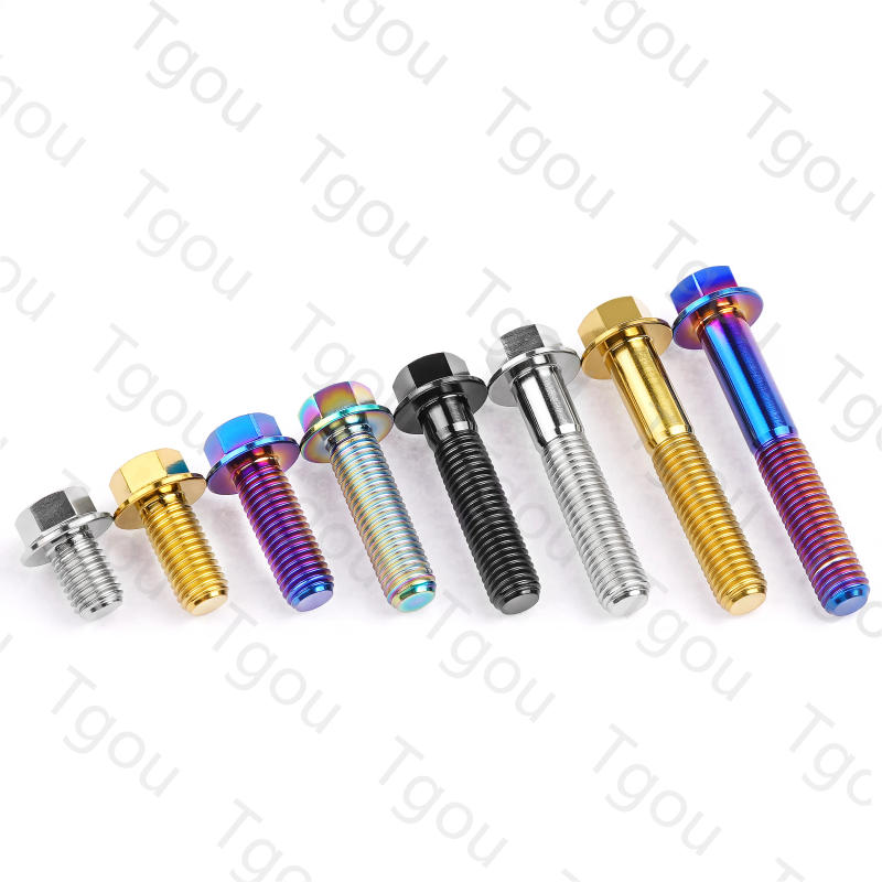 Description Picture 6 of itemTgou Titanium Bolts M7x10 15 20 25 30 35 40 45 50 mm pitch 1.0mm Hex Flange Head Screws for motorcycle 1pcs
