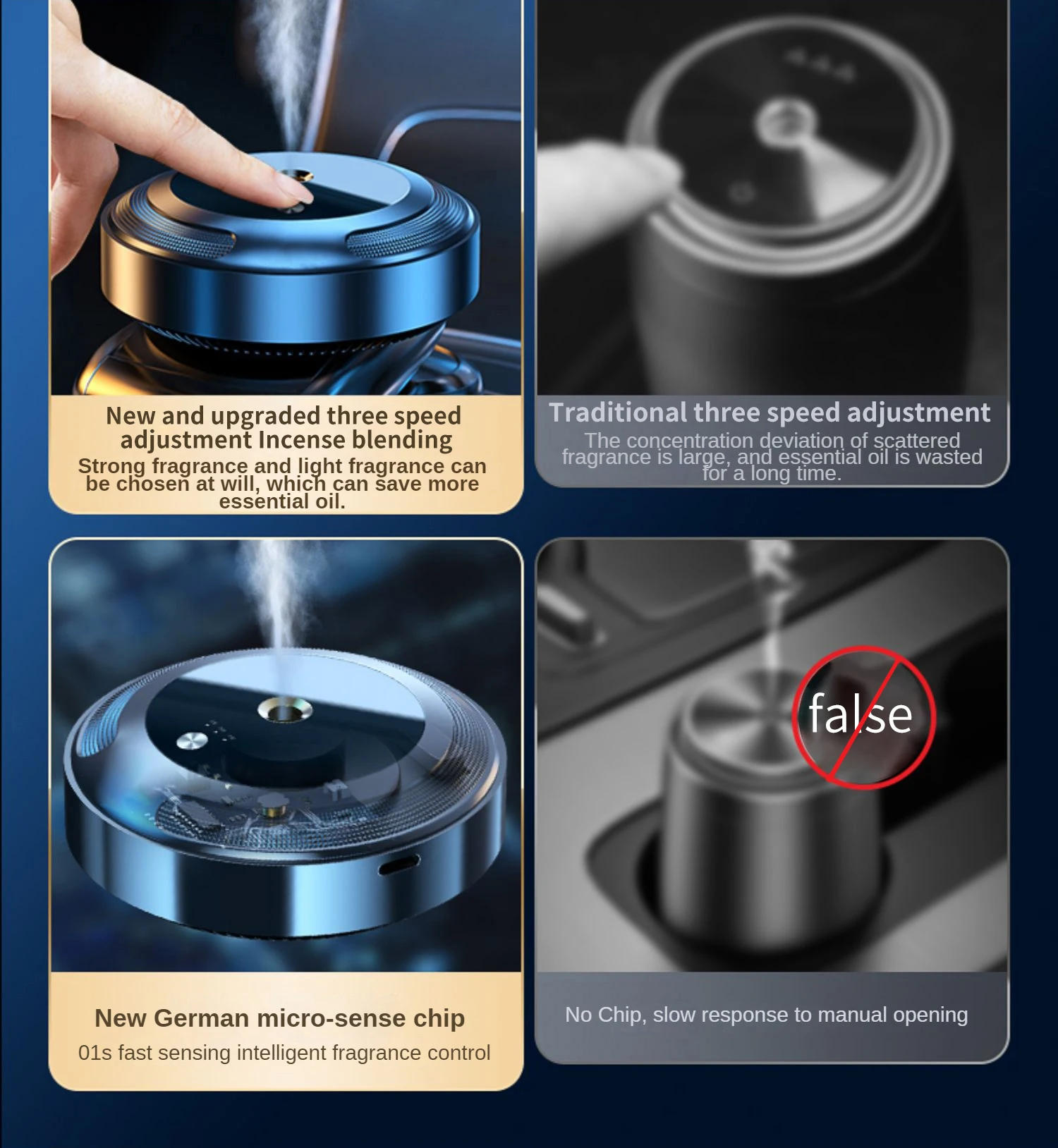 Description Picture 3 of itemCar Air Freshener Smart Car Aroma Diffuser Car Air Purifier Fragrance For Cars Intelligent Aromatherapy Instrument