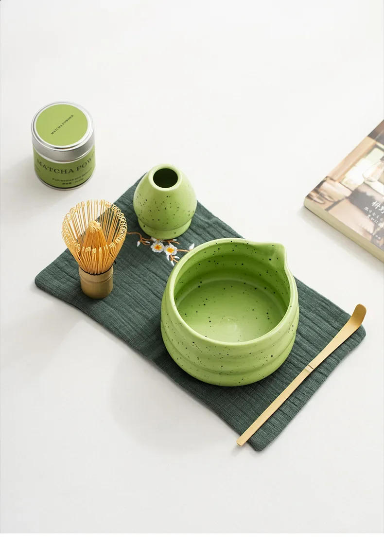 Description Picture 5 of item6pcs Matcha Green Tea Whisk Teaware Japanese Ceremony Bamboo Chasen Tea Tool Tea Brush Exquisite Matcha Kit for Teaset