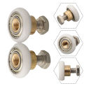 Runners Door Rollers 4-8mm 6-8mm. Nylon Outer Wheel Stainless Steel Screw. For Old Shower Door Rollers. Brand New