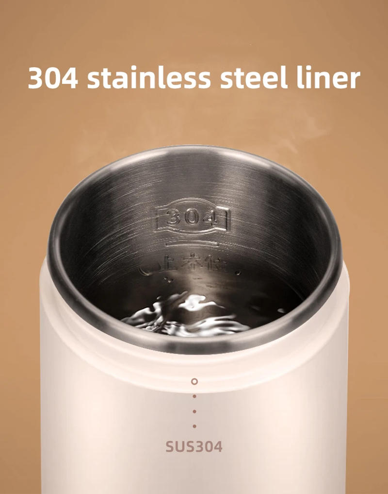 Description Picture 6 of item500ml Portable Electric Kettle Travel Boiling Water Cup Smart Heating Cup Temperature Control Kettle with Digital Display 220V