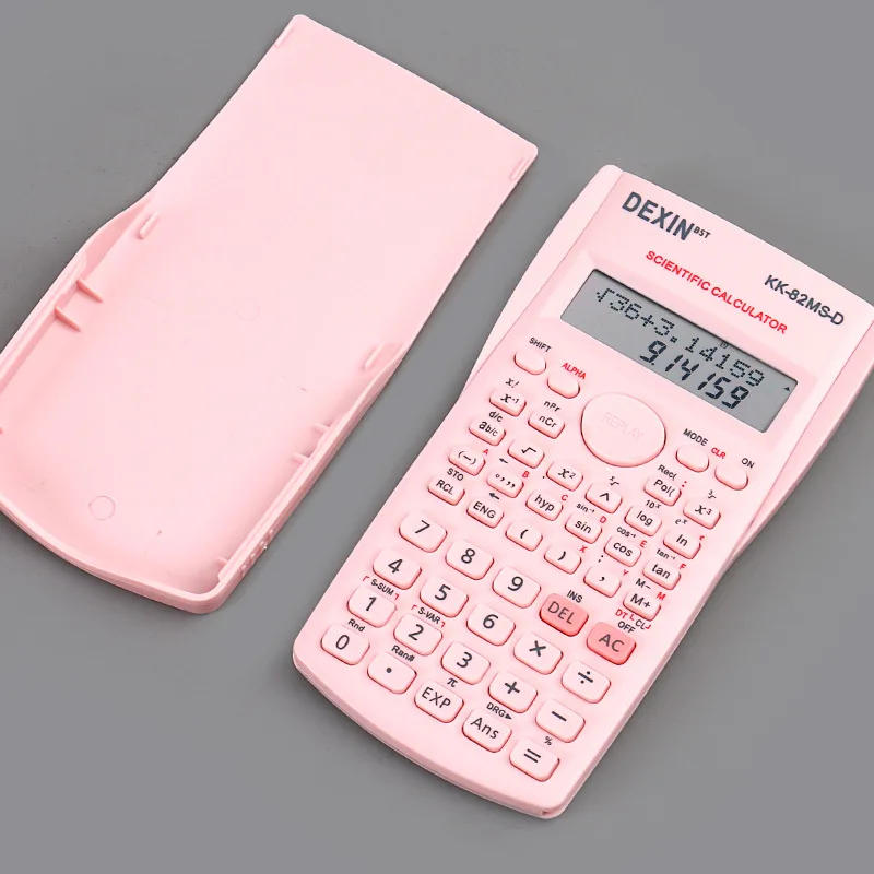 Description Picture 4 of itemSchool Engineering Scientific Calculator Students Stationary Calculating Tools Exam Function Creative Color Calculator