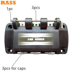 Full Set of Front Panel Spare Parts Black Valve Block For YKF Ice Cream Makers Soft Serve Machines Fittings Without Handles