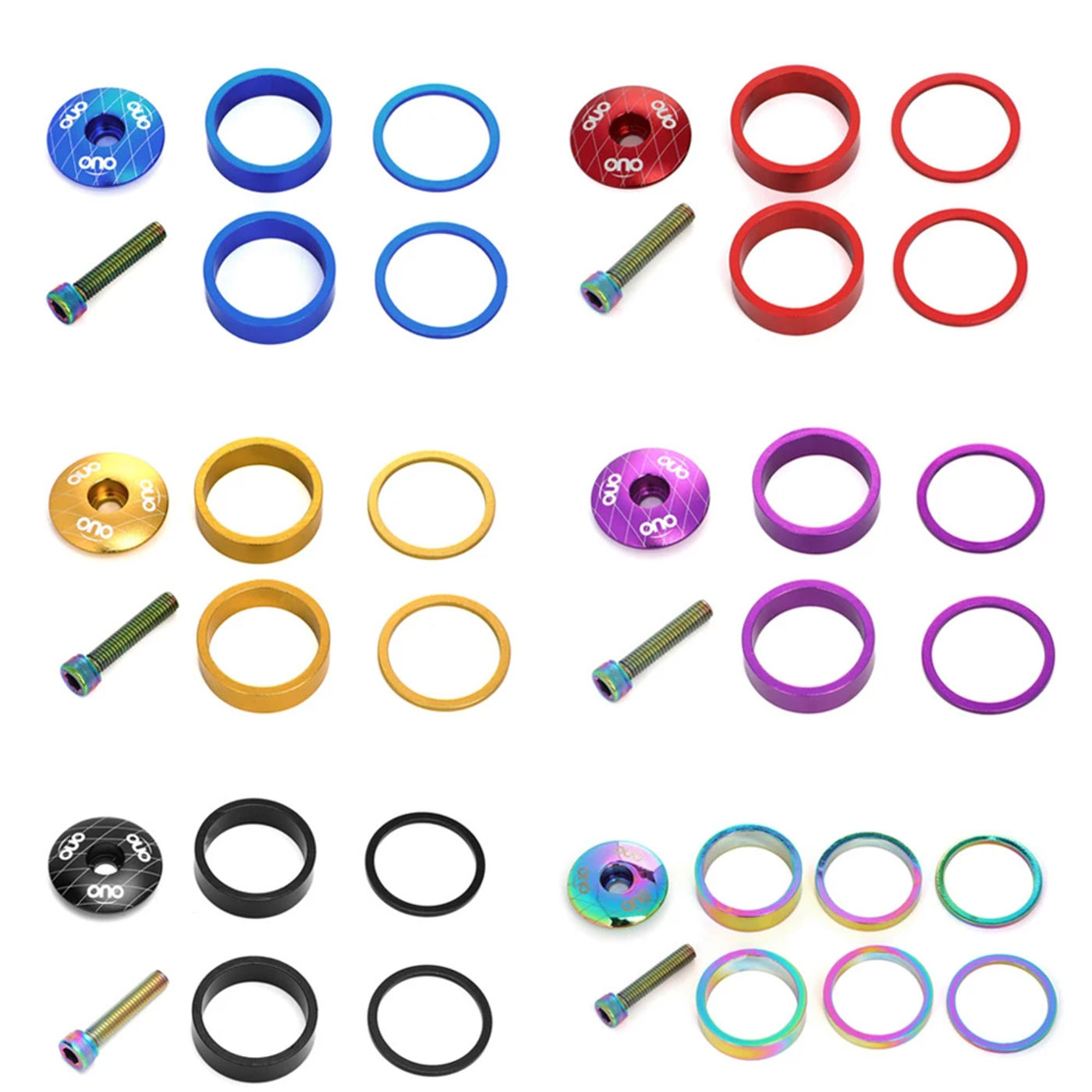 Description Picture 4 of itemMTB Bicycle Stem Top Cap Headset Spacers Kit Aluminum Fork Ring Spacer 28mm 2mm 5mm 10mm Bike Headset Cover