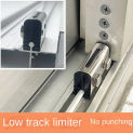 Zinc Alloy Window Limiter Buckle New Fixed Anti-Theft Window Locks Child Protection Safety Window Lock Stopper Window