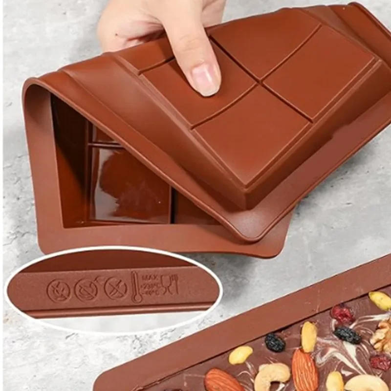 Description Picture 4 of itemSuper Large Silicone Chocolate Mold Sandwich Cake Food Grade Silicone Baking Mold Rectangular Chocolate Mould Baking Accessories