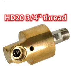 New HD20 DN20 3/4 Inch Rotating Joint 360 Water Air Oil Swivel Coupling Spray Universal Connector Brass Rotation Union