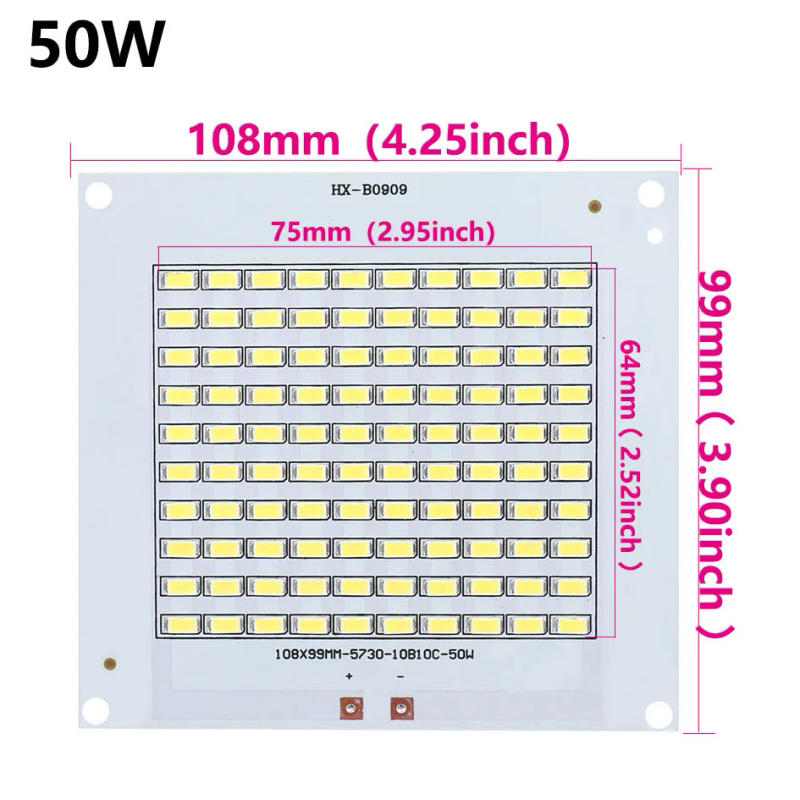 Description Picture 5 of itemLED Chip SMD5730 led smd board 10W 20W 30W 50W 100W 150W 200W Smart IC 32-36V DIY For Outdoor Lighting Spotlight Cold white