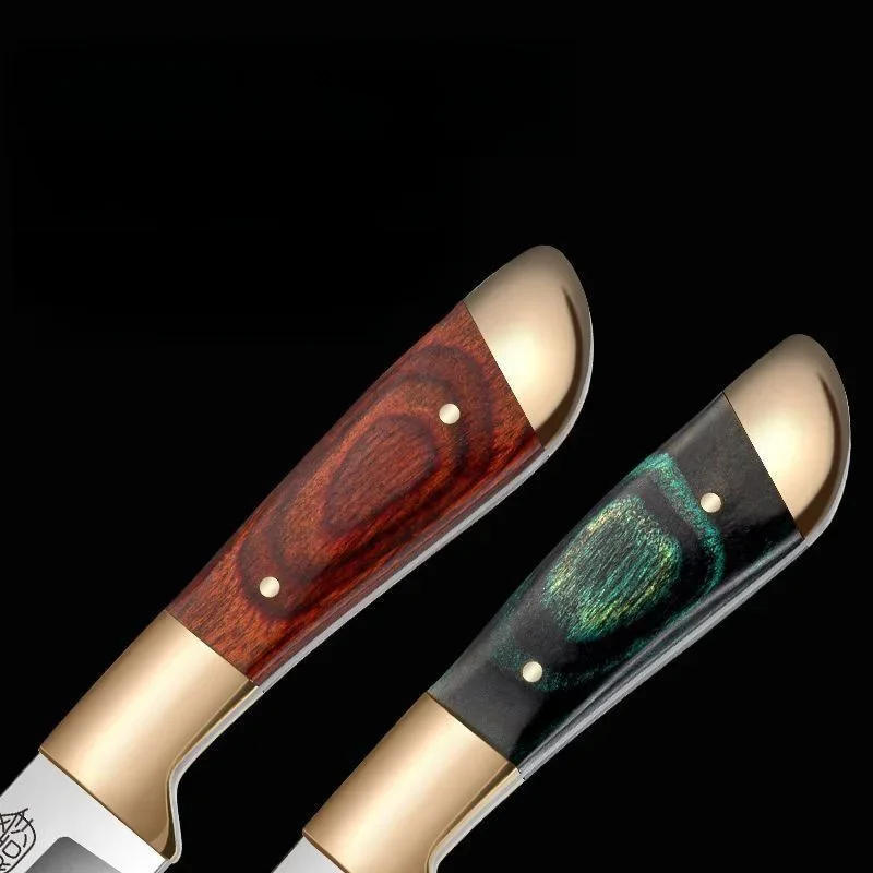 Description Picture 5 of itemFruit Knife Hand Held Small Knives For Lamb Eating Portable Dining Knife Kitchen Small Knife With Leather Cover  keychain