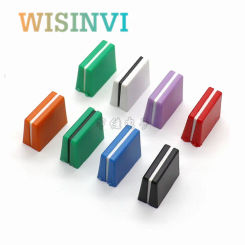 10PCS 20*9*15MM 20X9X15MM  straight slide potentiometer mixer push rod plastic cap plastic console volume hat inner hole 4MM