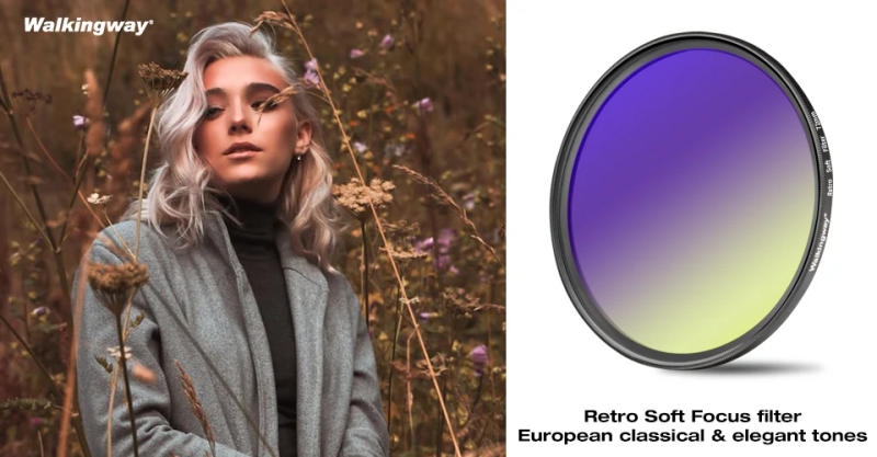 Description Picture 2 of itemWalkingway Black Pro Mist Diffuser Filter 1/2 1/4 1/8 Special Movies Effect Camera Lens Filter filtro black pro mist 77mm 82mm