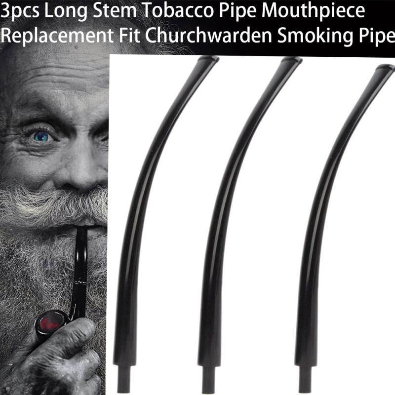 Description Picture 2 of item3pcs 190mm Long Acrylic mouthpieces Stem For Tobacco Smoking Pipe For 3mm Filter ,Outer diameter 14mm, inner diameter 7.3mm