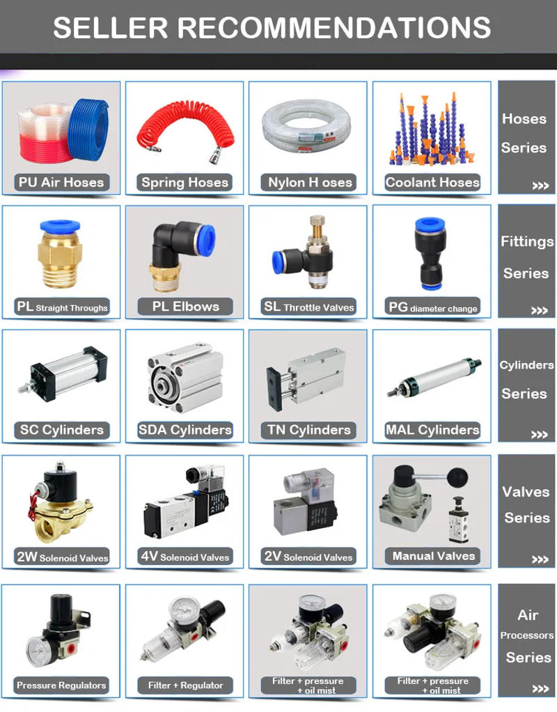 Description Picture 2 of itemHIGH QUALITY HVFF4/6/8/10/12 500PCS Pneumatic Air 2 Way Quick Fittings Push Connector Tube Hose Plastic