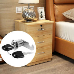 Brand New High Quality Accessories Cam Lock Drawer Lock Cabinet Lock Drawers Filing Cabinet Locker With 2 Keys