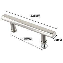 Home Renovation Shower Door Handle Home Park 225*30mm Chrome Effect Easy To Fit Stylish High Quality Practical
