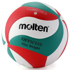 Original Molten 4500 Volleyball Standard Size 5 PU Ball for Students Adult and Teenager Competition Training Outdoor Indoor