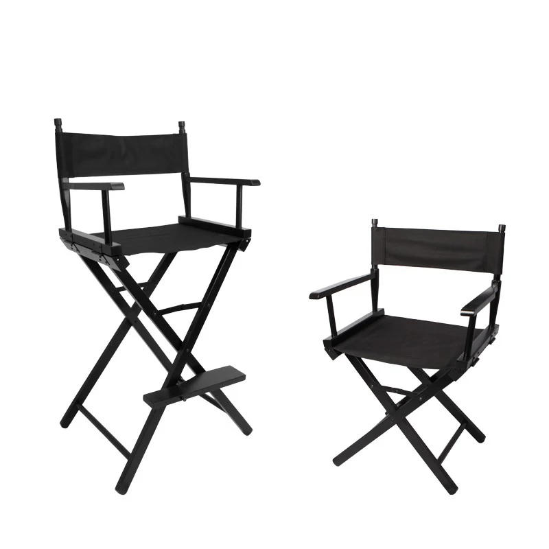 Description Picture 2 of itemSelens Newest Folding Portable Solid Wood Director Chair Equipment Canvas Makeup Chair Photo Studio Kits Photography Props