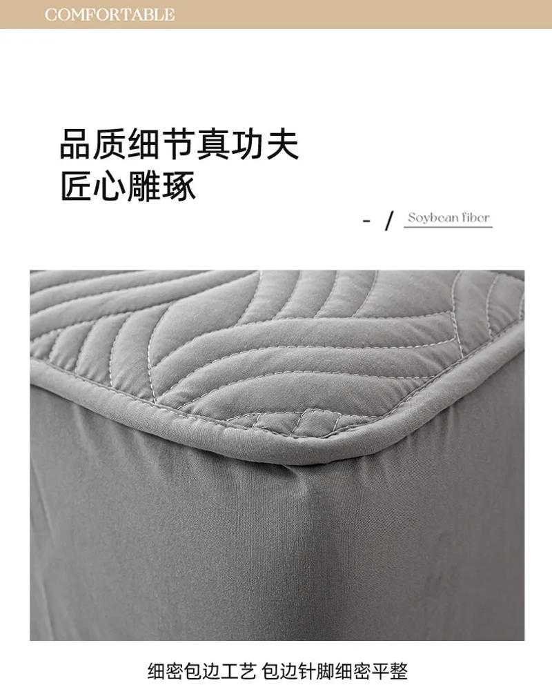 Description Picture 6 of itemDreamreal Cotton Thick Quilted Mattress Cover 2 Pattern Anti-bacterial Anti-mite Mattress Protector Topper Pad Soft Fitted Sheet