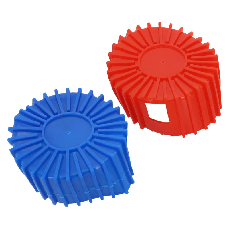 Description Picture 2 of item2PCS Manifold Gauge Protective Boot Covers For Refrigerant Gauges Red Blue Pressure Gauge Rubber Protective Cover 70mm