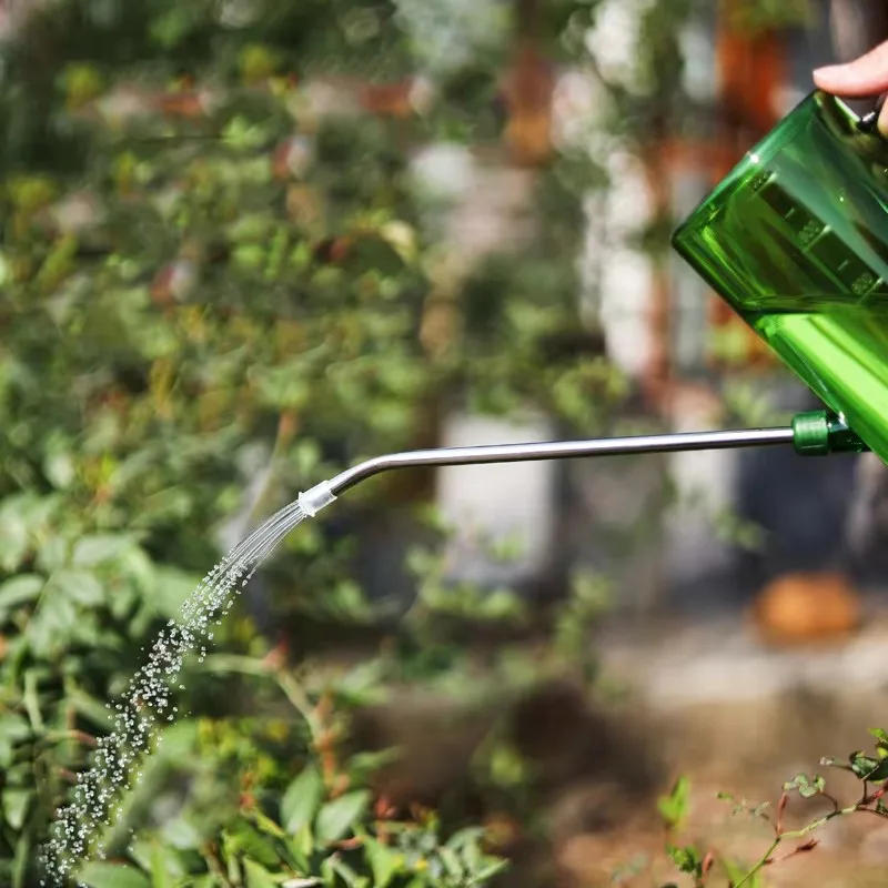 Description Picture 6 of item1L Long Mouth Watering Pot Household Transparent Watering Pot Garden Watering Pot Tool Large Capacity Plant Watering Can