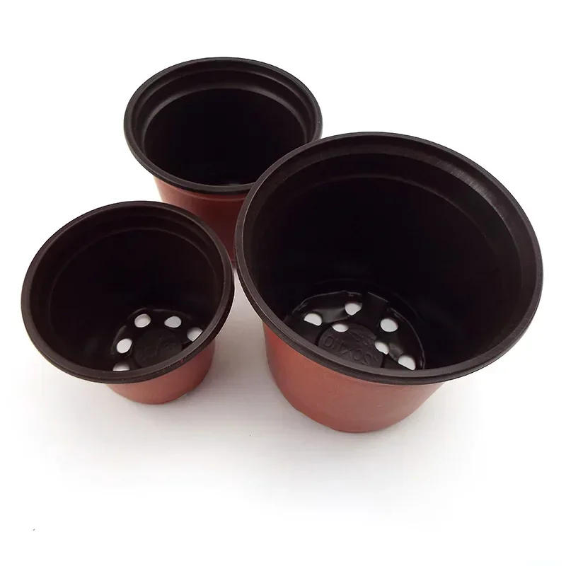 Description Picture 3 of itemFlowerpot Plastic Grow Box Fall Resistant Tray For Home Garden Plants Nursery Cup Transplant Flower Plant Pots D4