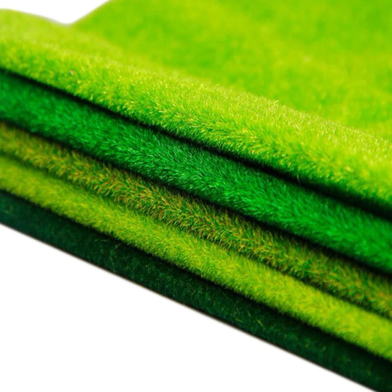 Description Picture 5 of item1 Pcs Artificial Grass Fake Lawn Simulation Miniature Architectural LayoutGarden Ornament Dollhouse Grass Mat Turf Decoration