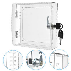 Thermostat Lock Box With Key Clear Large Thermostat Cover Acrylic Large Thermostat Lock Box Cover For Home Thermostat On Wall