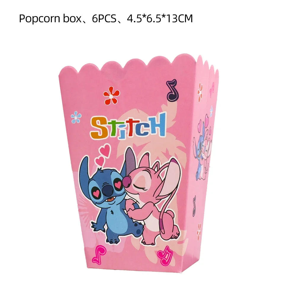 Description Picture 6 of itemIconic Brand Lilo and Stitch Pink Angel Disposable Tableware Paper Cup Plate Banner Tablecloth Birthday Party Decorations Baby Shower