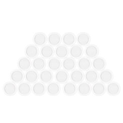 30pcs Kazoo Diaphragms Flute Diaphragms Kazoo Membrane Plastic Musical Instruments Accessories for Flute Kazoo Instruments