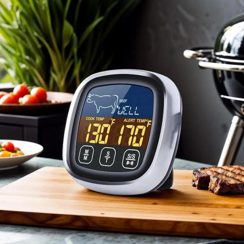 Description Picture 3 of itemTouchscreen Instant Read Food Thermometer,Stainless Waterproof Meat Temperature,Digital Meat Cooking BBQ ï»¿Temperature Meter
